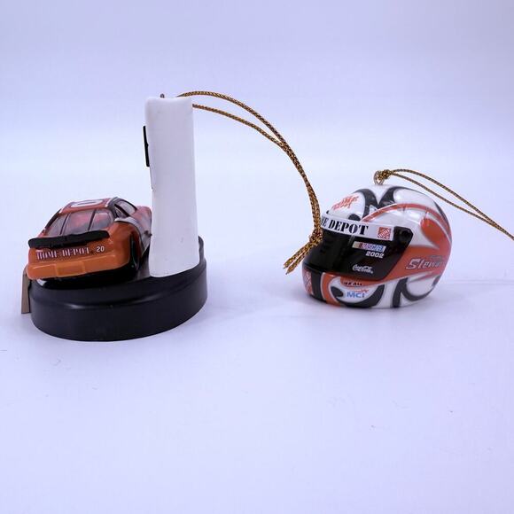 Lot of 2 Vintage 2002 Nascar Christmas Ornaments Tony Stewart #20 Joe Gibbs Race - Picture 4 of 5